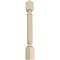 Ekena Millwork 3 3/4"W x 3 3/4"D x 35 1/2"H Hamilton Rope Cabinet Column, Rubberwood COL03X03X35HARW - alternate 1